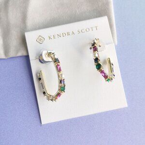 Kendra Scott Madelyn Gold Multi Mix Hoop Earrings 🎉